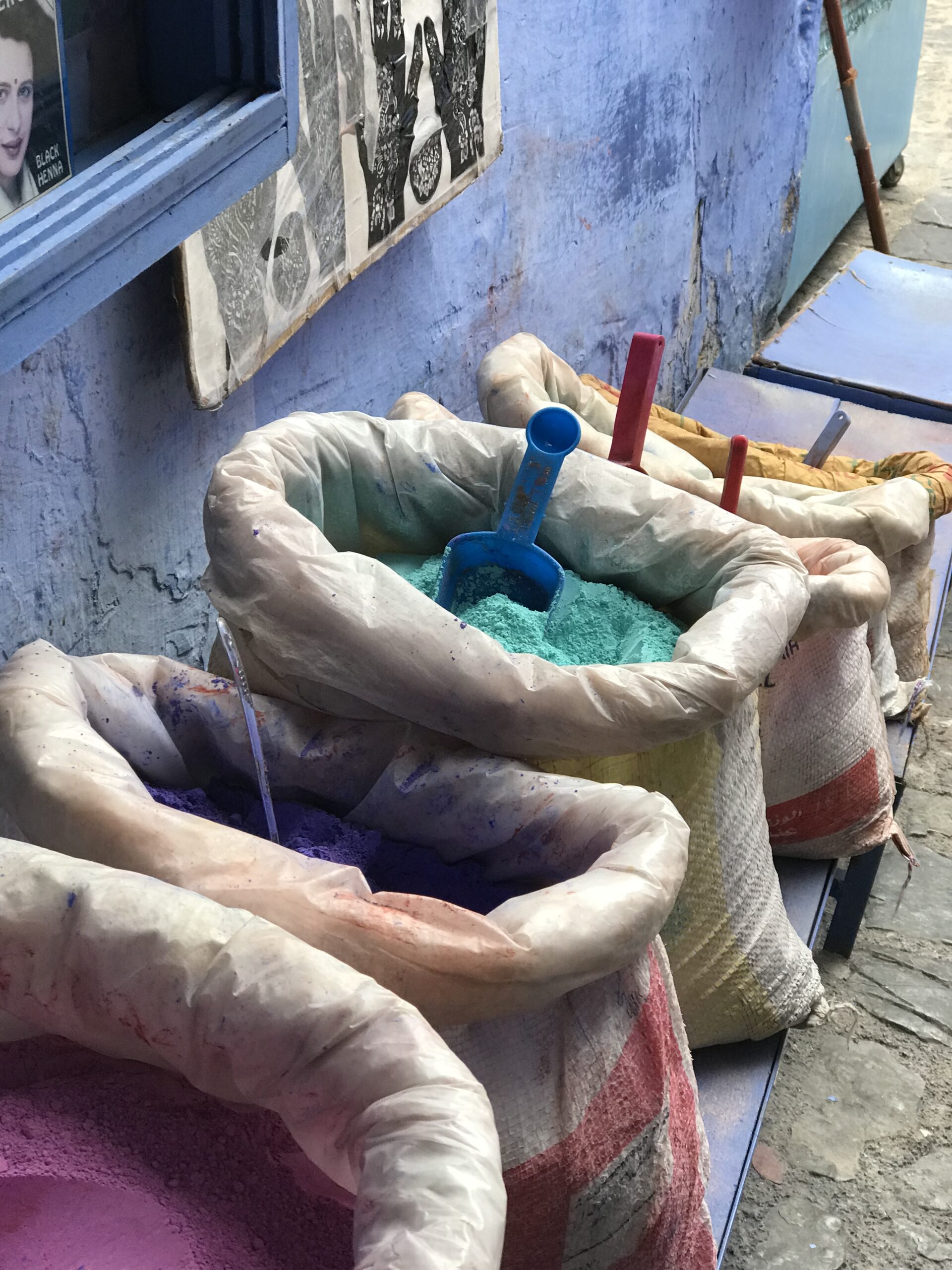 Chefchaouen — façanes blaves i blanques