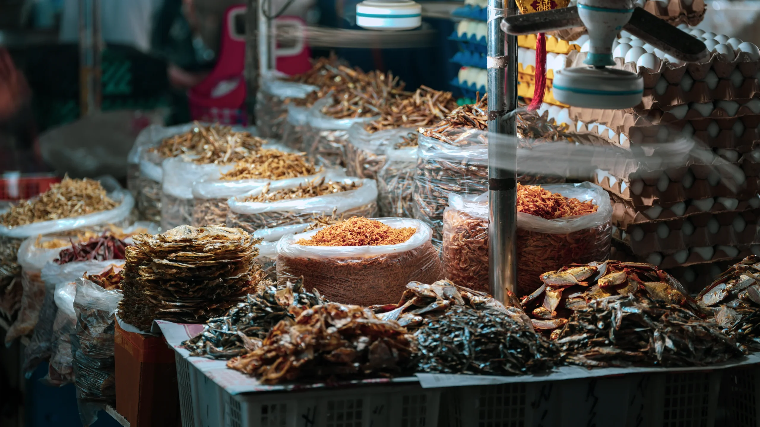 Parada de menjar local a Filipines