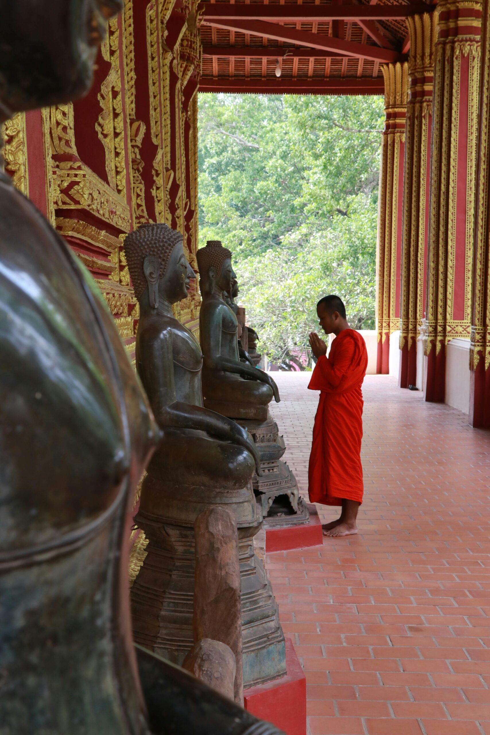 Monjo budista a Laos