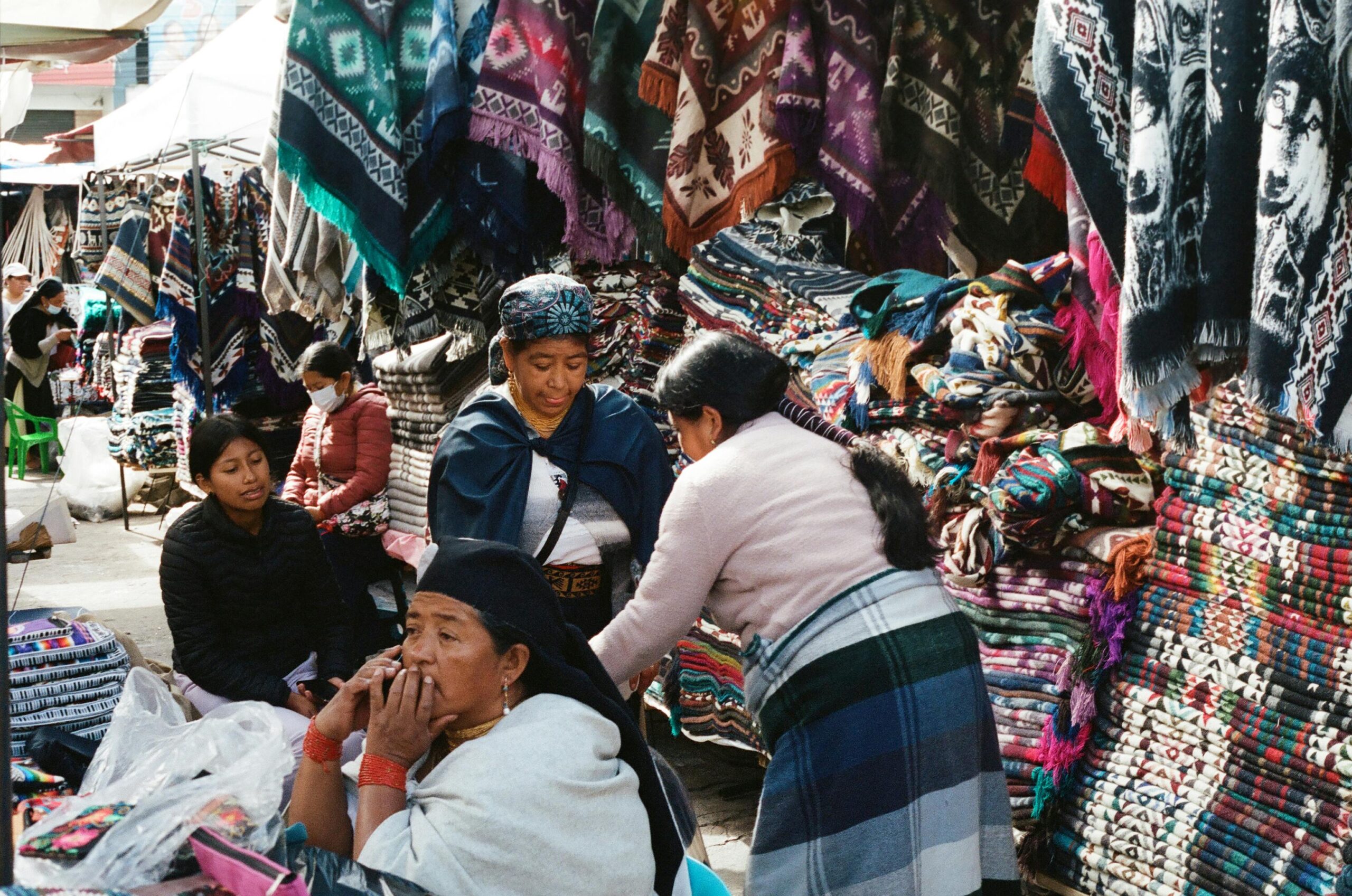 Mercat d'Otavalo a l'Equador