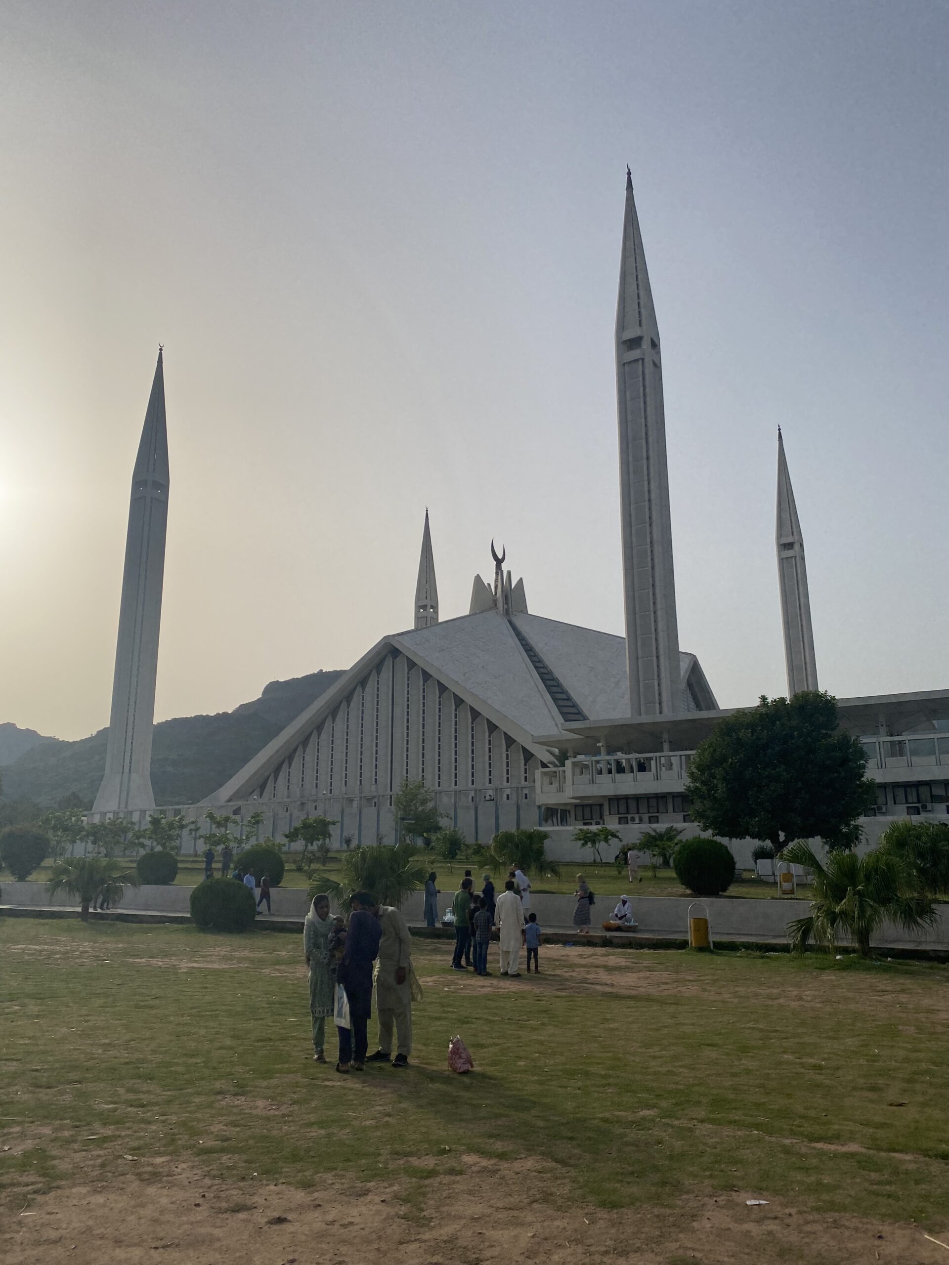 Mesquita Faisal d'Islamabad fotografiada durant la nostra visita