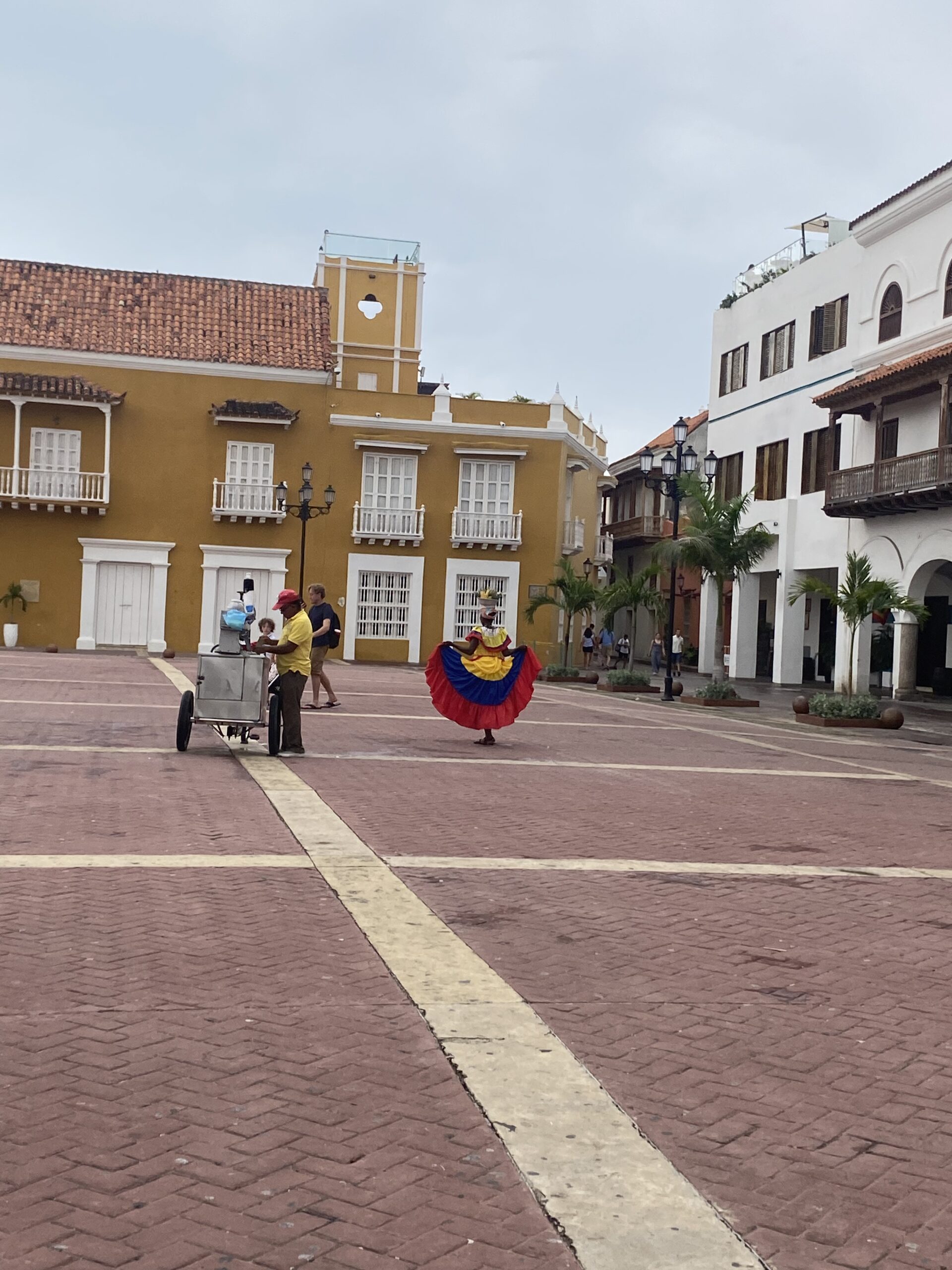 Plaça del centre històric de Cartagena de Indias