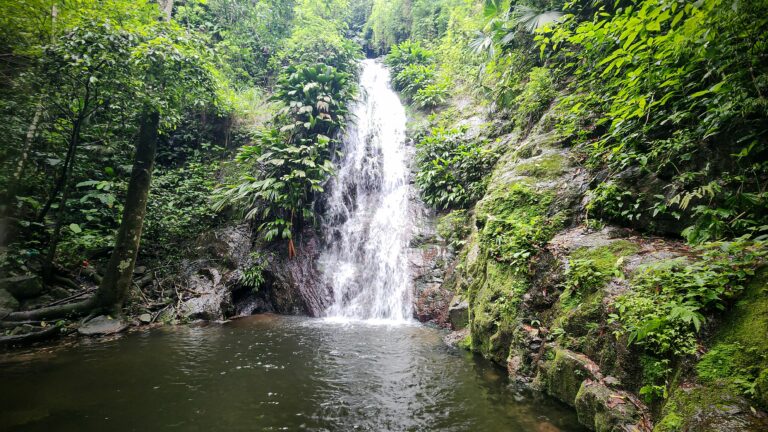 Cascada Marinka a Minca, una de les excursions més populars de la Sierra Nevada de Santa Marta.