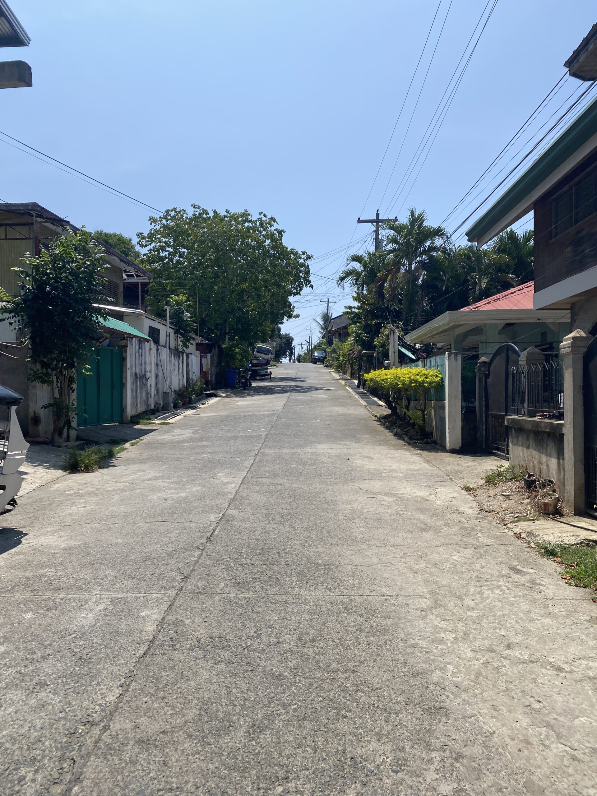 Carrer residencial de Puerto Princesa, a Palawan