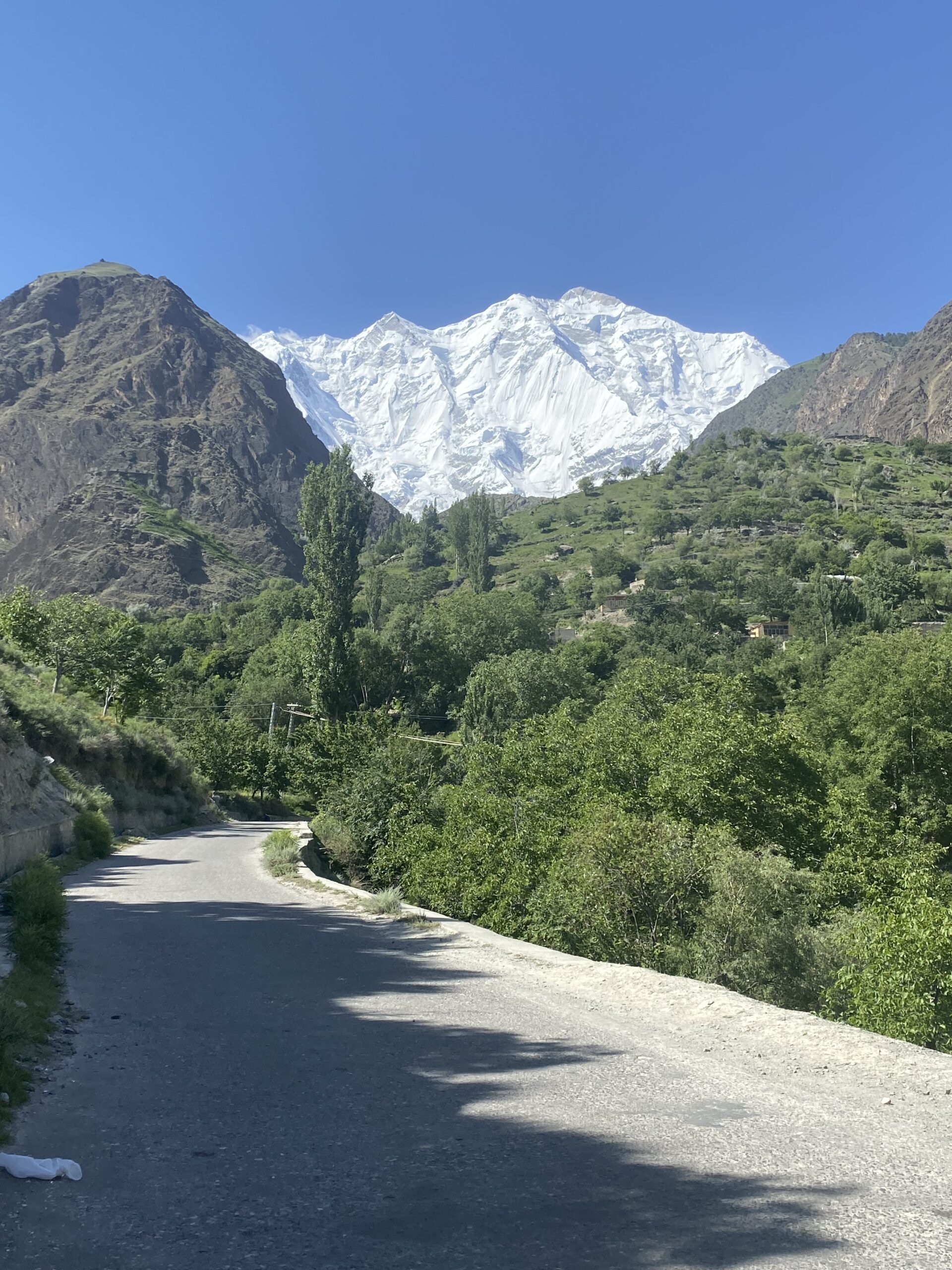 Cases de fang i pedra del poble de Minapin, Gilgit-Baltistan