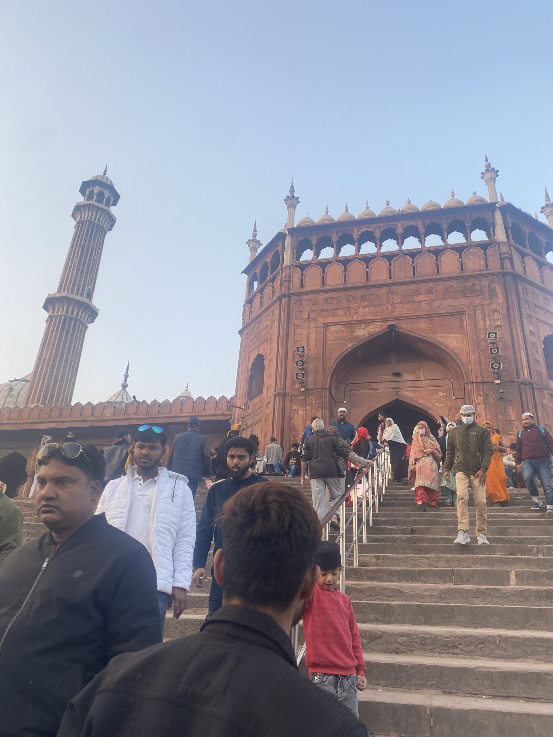 Delhi, Índia Entrada monumental de Jama Masjid al centre d’Old Delhi, Índia.