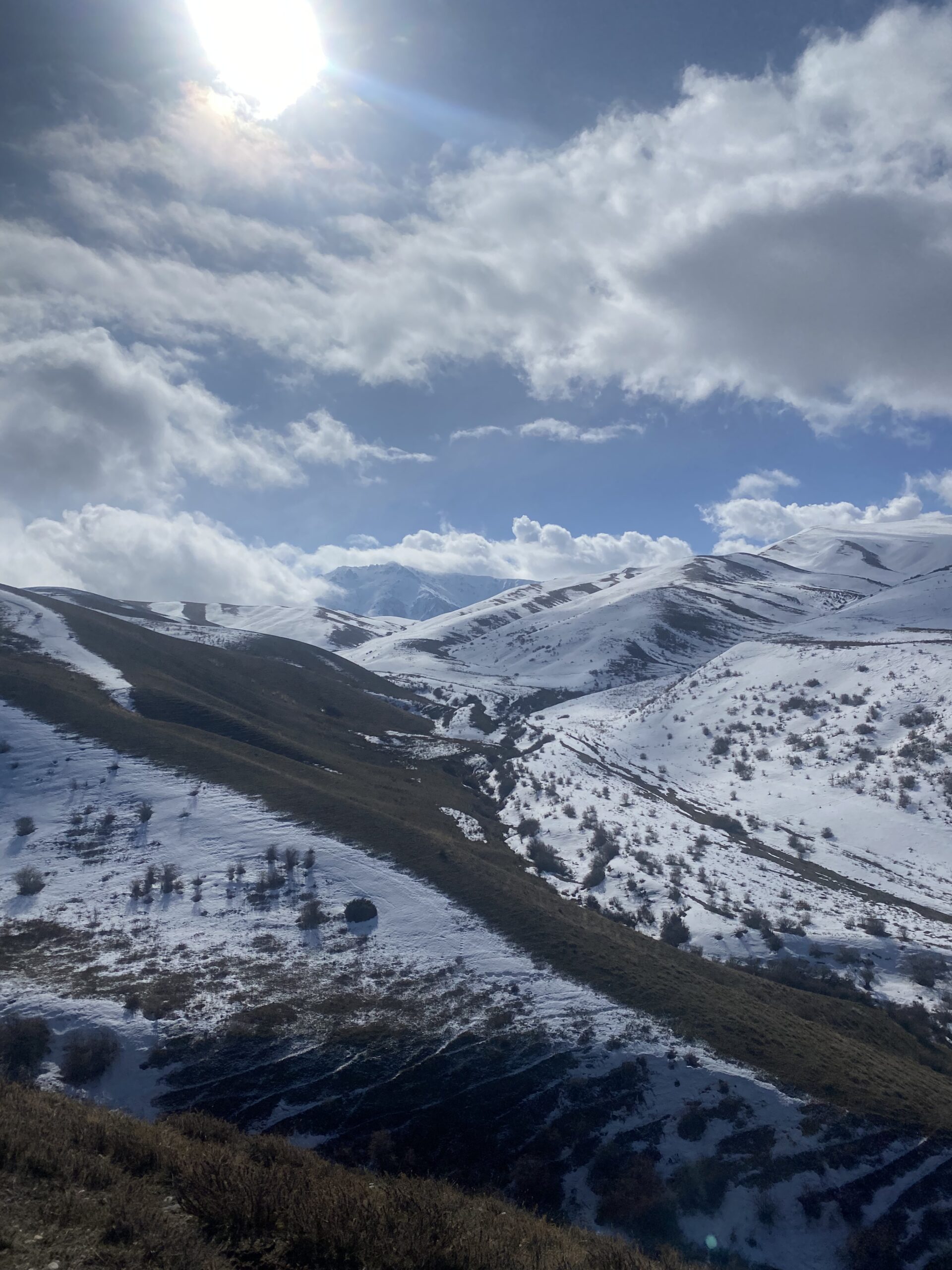 Serralada nevada del Tian Shan a Karakol, Kirguizistan