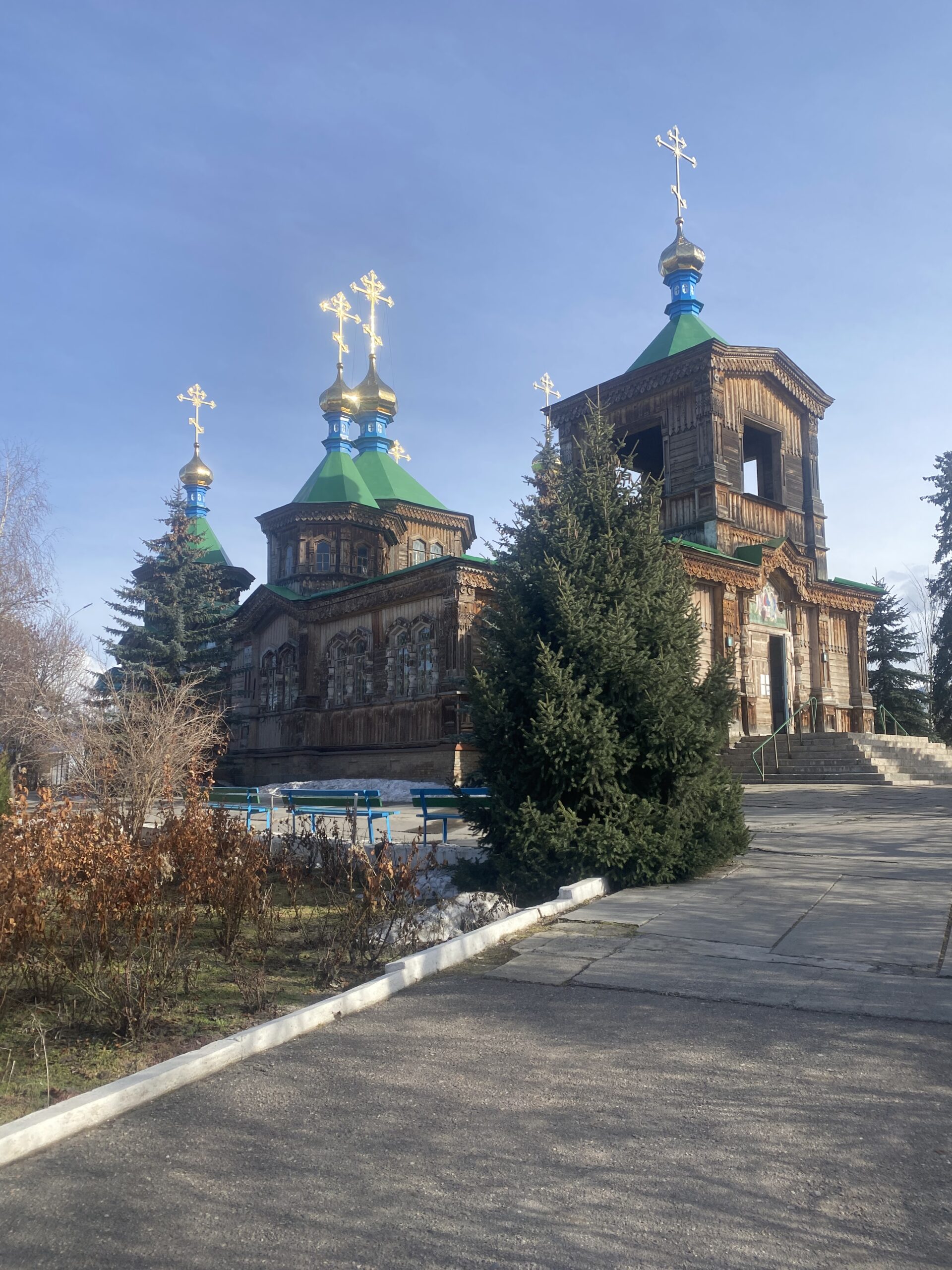 La catedral de la Santíssima Trinitat de Karakol, Kirguizistan