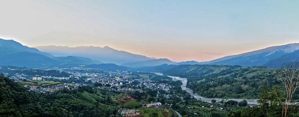 Vista panoràmica de Mocoa i les muntanyes del Putumayo