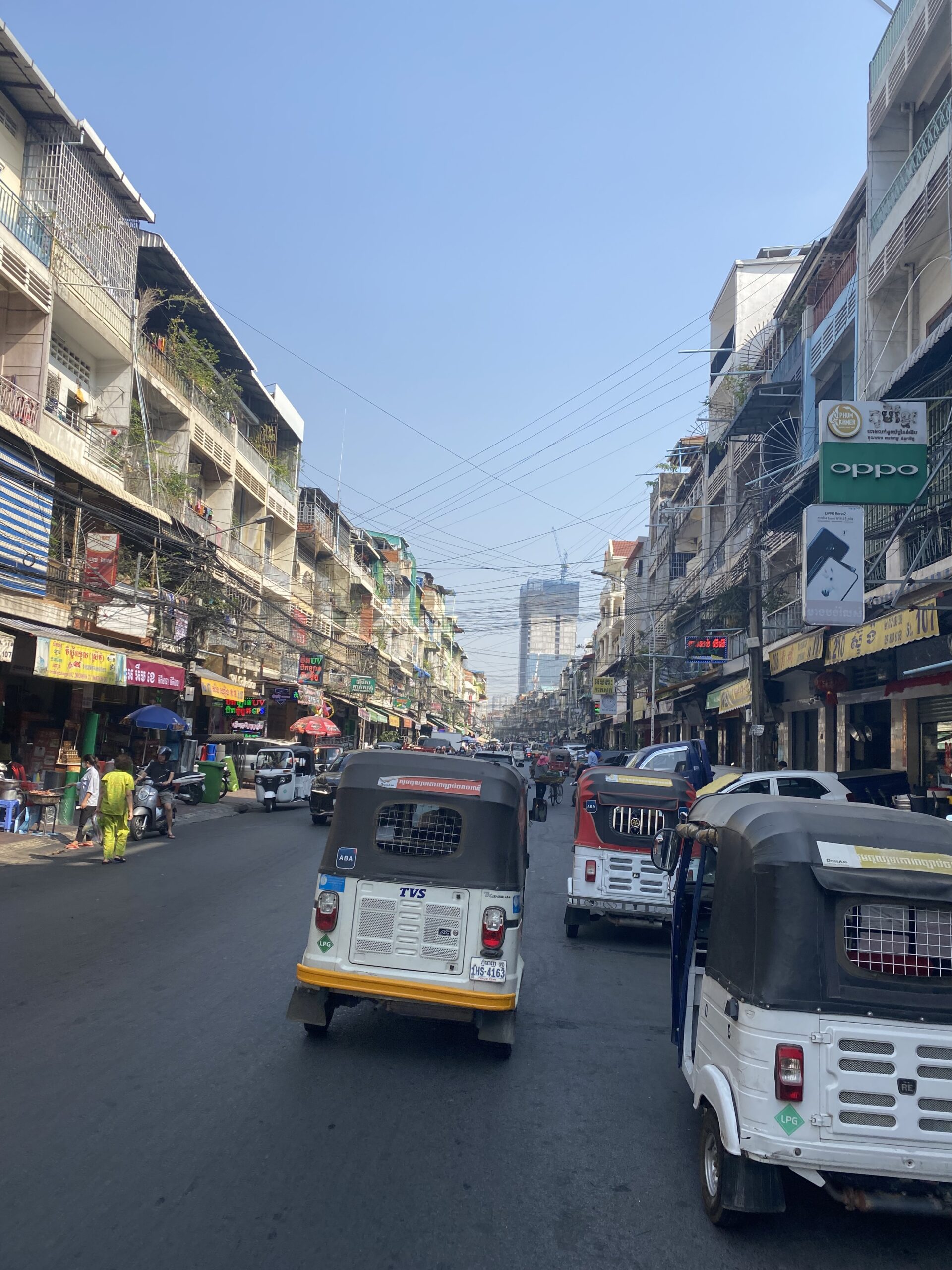 Carrer de Phnom Penh, Cambodja