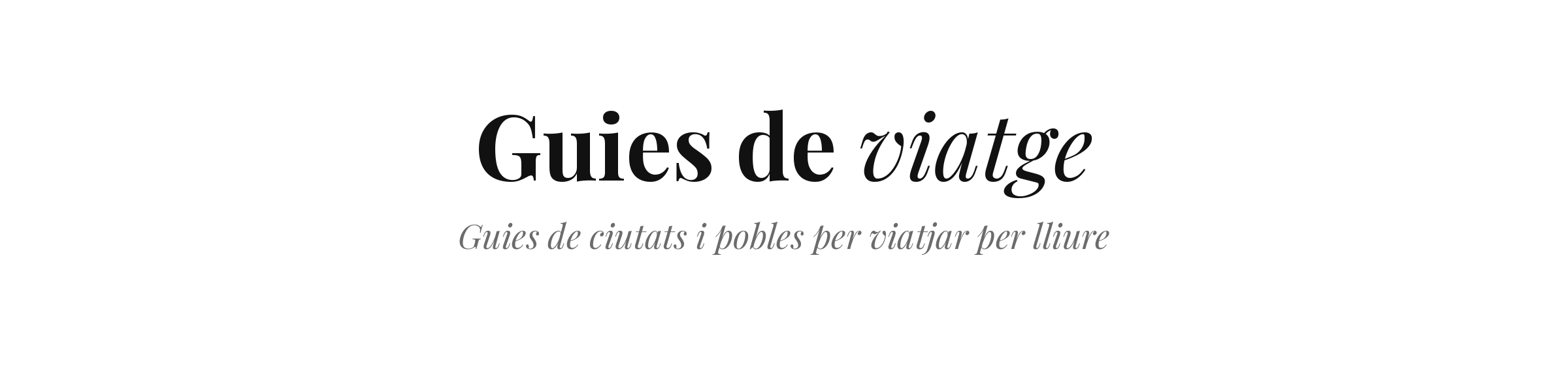 Guies de viatge en català per viatjar per lliure.